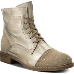 Botki SERGIO BARDI - Barrea SS127299218AF 603. Żółte botki Sergio Bardi, bez wzorów, ze skóry, bez obcasa, na obcasie, bez zapięcia. W wyprzedaży za 259.00 zł.
