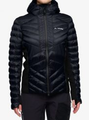 Kurtka ocieplana damska Vaude Sesvenna Pro Jacket II. Czarne kurtki Vaude, l, bez wzorów, z materiału, eleganckie, bez kaptura. Za 758.99 zł.