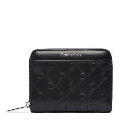 Portfel Calvin Klein. Czarne portfele Calvin Klein, bez wzorów. Za 299.99 zł.
