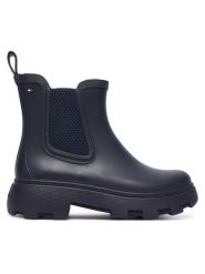 Tommy Hilfiger Kalosze Flag Cleated FW0FW09387 Granatowy. Niebieskie kalosze Tommy Hilfiger, bez wzorów, z gumy, bez zapięcia. Za 449.99 zł.