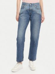 Levi's® Jeansy Western 501® 001V3-0001 Niebieski Regular Fit. Niebieskie jeansy s, bez wzorów, z bawełny. Za 409.99 zł.