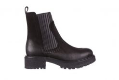 Botki Bayla-161 050-0508 Black, Czarny, Skóra naturalna. Czarne botki Bayla, bez wzorów, z materiału, eleganckie, bez obcasa, na obcasie, bez zapięcia. W wyprzedaży za 199.00 zł.