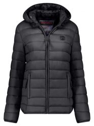 ANAPURNA Kurtka pikowana "Akitalana Hood" w kolorze czarnym rozmiar: XXL. Czarne kurtki ANAPURNA, xxl, bez wzorów, bez kaptura. Za 91.56 zł.