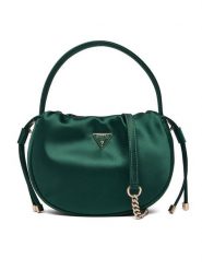 Guess Torebka Elsie Mini HWSE96 50750 Zielony. Zielone torebki klasyczne Guess, z aplikacjami, z materiału, bez dodatków. Za 589.99 zł.