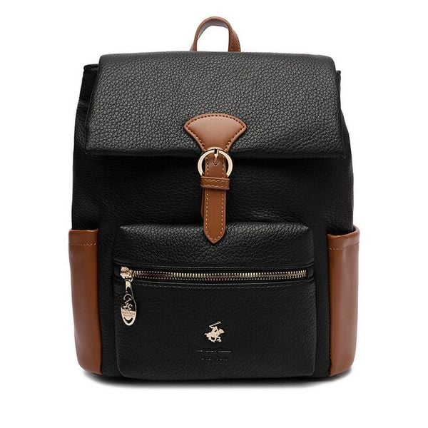 Plecak Beverly Hills Polo Club. Czarne plecaki Beverly Hills Polo Club, bez wzorów, bez dodatków. Za 249.99 zł.