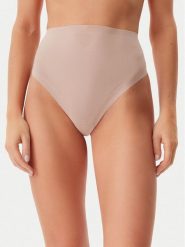 Calvin Klein Underwear Bielizna modelująca dolna Stay Put Mesh LV00QF8165 Beżowy. Brązowa bielizna modelująca Calvin Klein Underwear, bez wzorów, z meshu. Za 129.99 zł.