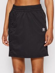Adidas Spódnica trapezowa Always Orginal Snap HF2023 Czarny Relaxed Fit. Czarne spódnice adidas, bez wzorów, z syntetyku, mini, trapezowe. Za 199.99 zł.