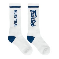 Skarpetki Fairtex "Muay Thai". Białe skarpetki FAIRTEX, bez wzorów. Za 89.99 zł.