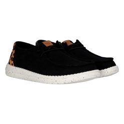 HeyDude Damskie Mokasyny Wendy Wildcat. Brązowe mokasyny Hey dude, bez wzorów, z materiału. Za 329.00 zł.