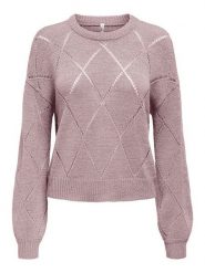 ONLY Sweter w kolorze jasnoróżowym rozmiar: S. Różowe swetry ONLY, s, bez wzorów, bez ramiączek. Za 92.64 zł.