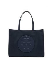 Tory Burch Torebka 164757 Granatowy. Niebieskie torebki klasyczne Tory Burch, bez wzorów, ze skóry, bez dodatków. Za 1,229.00 zł.