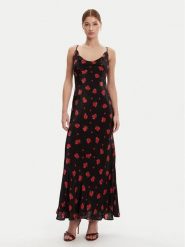 Bardot Sukienka wieczorowa 59709DB2 Czarny Regular Fit. Czarne sukienki Bardot, bez wzorów, z wiskozy, wizytowe, bez kołnierzyka, bez ramiączek. Za 329.99 zł.