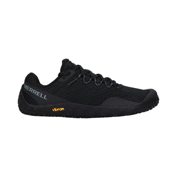 Buty sportowe dla kobiet Merrell VAPRO GLOVE 6. Czarne buty do biegania Merrell, bez wzorów, bez zapięcia, do biegania. Za 389.99 zł.