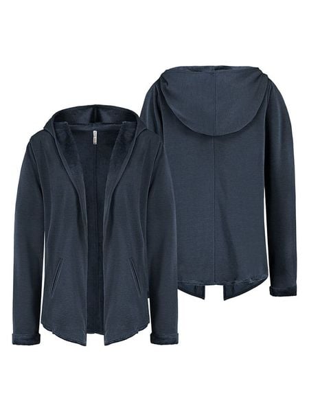 Sublevel Bluza w kolorze granatowym rozmiar: S. Niebieskie bluzy Sublevel, s, bez wzorów, bez ramiączek, bez kaptura. Za 70.41 zł.