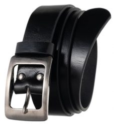 Pasek czarny SBB-CV-3A BLACK 105. Czarne paski 4U Cavaldi, bez wzorów, ze skóry ekologicznej, biznesowe. Za 11.00 zł.