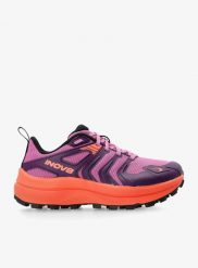 Buty trailowe damskie Inov-8 TrailTalon Max. Fioletowe buty do biegania Inov-8, bez wzorów, z materiału, bez zapięcia, do biegania. Za 686.39 zł.