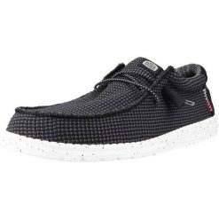 Tenisówki Hey Dude Model Wally Sport Kolor Czarny. Czarne trampki sportowe PRO BRANDS, bez wzorów, z tkaniny, bez zapięcia, tenisowe. Za 299.90 zł.