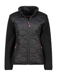 Canadian Peak Kurtka polarowa "Tahitieak" w kolorze czarnym rozmiar: M. Czarne kurtki Canadian Peak, m, z aplikacjami, z materiału, bez kaptura. Za 187.52 zł.