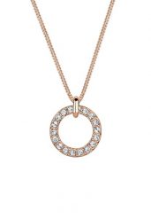 Elli Damski wisiorek Geo Circle z kryształami ze srebra próby 925 Sterling Silver Naszyjniki 1 ct. Szare naszyjniki Elli, z materiału, srebrne. Za 248.99 zł.