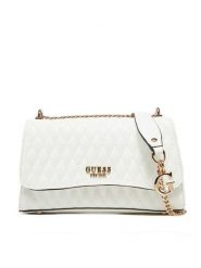 Guess Torebka HWGG96 26210 Biały. Białe listonoszki Guess, z aplikacjami, ze skóry, bez dodatków. Za 329.99 zł.