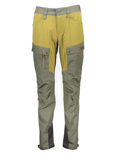 Bergans Spodnie trekkingowe "Favor" w kolorze zielonym rozmiar: 42. Brązowe spodnie dresowe Bergans, bez wzorów, z bawełny, outdoorowe. Za 288.52 zł.