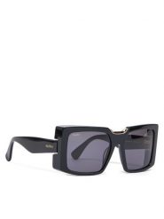 Max Mara Okulary przeciwsłoneczne MM0124 01A Czarny. Czarne okulary przeciwsłoneczne Max Mara, bez wzorów, z tworzywa sztucznego, plastikowe. Za 869.99 zł.