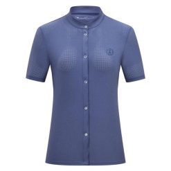 Damska koszula do jazdy konnej Imperial Riding Merial. Niebieskie koszule IMPERIAL RIDING, l, bez wzorów, glamour, bez kołnierzyka, bez ramiączek. Za 245.00 zł.