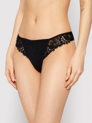 Simone Pérèle Stringi Wish 12B710 Czarny. Czarne stringi Simone Pérèle, bez wzorów, z syntetyku. Za 129.99 zł.