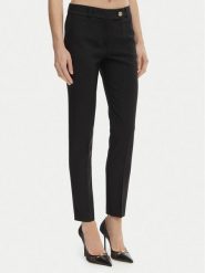 Rinascimento Spodnie materiałowe CFC0128638003 Czarny Slim Fit. Czarne spodnie materiałowe Rinascimento, bez wzorów, z materiału. Za 399.99 zł.