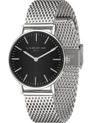 Liebeskind Zegarek kwarcowy w kolorze srebrno-czarnym rozmiar: onesize. Szare, analogowe zegarki Liebeskind, ze stali. Za 287.16 zł.