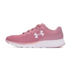 Buty Under Armour Charged Impulse 3 W 3025427-602 różowe. Czerwone buty treningowe bez wzorów, z gumy, przed kostkę, bez zapięcia, na fitness i siłownię. Za 384.45 zł.
