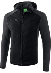 Pikowana kurtka Erima Function Black Junior. Czarne kurtki Erima, bez wzorów, z materiału, sportowe. Za 322.50 zł.