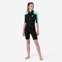 Krótka pianka do snorkelingu damska Mahalo Snorkeling z neoprenu 2 mm. Kombinezony HOFF, m, bez wzorów, z materiału, sportowe, bez kołnierzyka, bez ramiączek, krótkie. Za 179.99 zł.