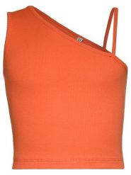 Blue Effect Top w kolorze pomarańczowym rozmiar: 176. Pomarańczowe topy Blue Effect, bez wzorów, bez kołnierzyka, bez ramiączek. Za 43.99 zł.