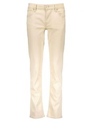 Guess Dżinsy - Slim fit - w kolorze beżowym rozmiar: W34/L32. Brązowe jeansy Guess, l, z aplikacjami, klasyczne. Za 127.95 zł.
