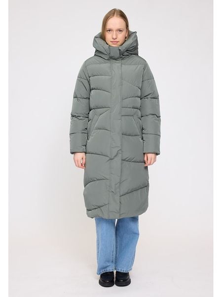MAZINE Płaszcz zimowy w kolorze zielonym rozmiar: L. Zielone płaszcze MAZINE, na zimę, l, bez wzorów, z puchu, bez kaptura. Za 459.04 zł.