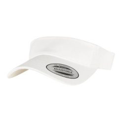 Zakrzywiona Czapka Z Daszkiem. Białe czapki z daszkiem FLEXFIT, bez wzorów. Za 51.99 zł.