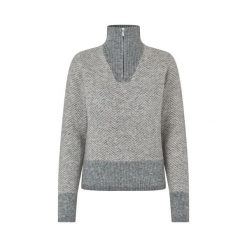 Sweter damski Kingsland Audrey. Szare swetry KINGSLAND, s, bez wzorów, z materiału, eleganckie, bez ramiączek. Za 573.50 zł.