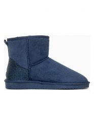 ISLAND BOOT Botki zimowe "Caspian" w kolorze granatowym rozmiar: 38. Niebieskie botki Island Boot, bez wzorów, z materiału, bez obcasa, bez zapięcia. Za 134.85 zł.