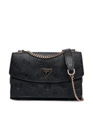 Guess Torebka Cresidia II HWPD98 88210 Czarny. Czarne kopertówki Guess, z aplikacjami, ze skóry, wizytowe, bez dodatków. Za 419.99 zł.
