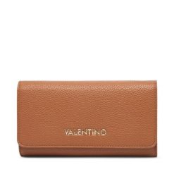 Portfel Valentino. Brązowe portfele Valentino, bez wzorów. Za 249.99 zł.