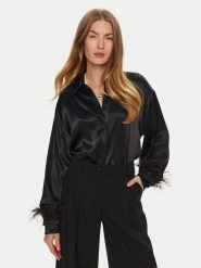 ACCESS FASHION Koszula 44-7044-198 Czarny Relaxed Fit. Czarne koszule ACCESS FASHION, l, bez wzorów, z wiskozy, bez kołnierzyka, bez ramiączek. Za 379.99 zł.