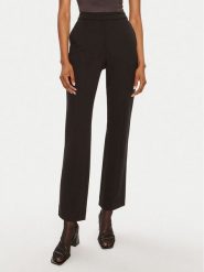 KARL LAGERFELD Chinosy 245W1001 Czarny Slim Fit. Czarne chinosy KARL LAGERFELD, bez wzorów, z syntetyku. Za 509.99 zł.