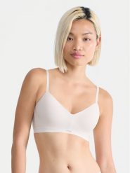 Sloggi Biustonosz top Ever Ease 10219599 Beżowy. Brązowe biustonosze Sloggi, l, bez wzorów, z bawełny, bez kołnierzyka, bez ramiączek. Za 139.99 zł.