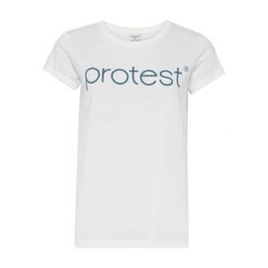 Klasyczna koszulka damska Protest. Białe t-shirty sportowe Protest, bez wzorów, bez ramiączek. Za 144.00 zł.
