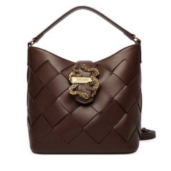 Torebka Just Cavalli. Brązowe torebki klasyczne Just Cavalli, bez wzorów, klasyczne, bez dodatków. Za 849.99 zł.