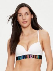 Calvin Klein Underwear Biustonosz push-up 000QF7836E Biały. Białe biustonosze Calvin Klein Underwear, bez wzorów, z bawełny. Za 129.99 zł.