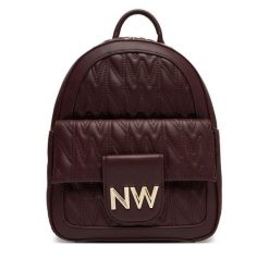 Plecak Nine West. Brązowe plecaki Nine West, bez wzorów, bez dodatków. Za 299.99 zł.