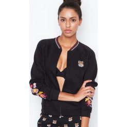 Etam - Bluza piżamowa. Czarne bluzy Etam, m, bez wzorów, z bawełny, bez ramiączek, bez kaptura. W wyprzedaży za 99.90 zł.