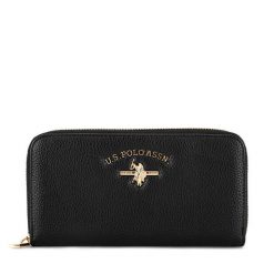 Portfel U.S. Polo Assn. Czarne portfele U.S. Polo Assn., bez wzorów. Za 129.99 zł.